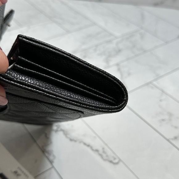 CHANEL Caviar Quilted Large Gusset Flap Wallet Black - Picture 7 of 15